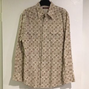 Cremieux men’s long sleeve “pearl” snap shirt